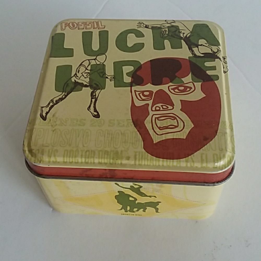 Empty box Fossil Lucha libre WATCH  vintage